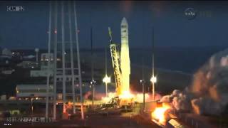 NASA Antares Rocket Explosion HD FULL [upl. by Eyoj]