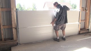 How To Install A Garage Door [upl. by Aihsoj]