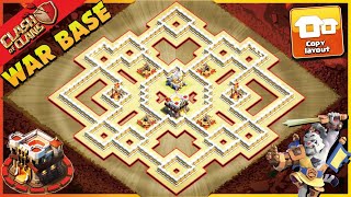 NEW STRONGEST WAR BASE Town Hall 11 TH11 With CopyLink 2022  Clash Of Clans 518 [upl. by Jt]