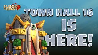 Clash of Clans Town Hall 16 Dev Update [upl. by Ecnerwaled]