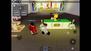 Roblox Mass of the Feast Day of St Martin of Tours Bishop 530PM MASS [upl. by Sibby]