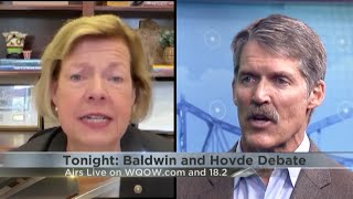 Tonight Baldwin and Hovde debate [upl. by Irv]