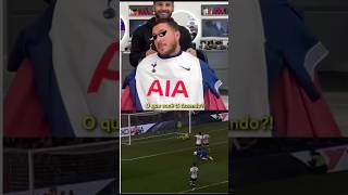 COLOCOU A CAMISA DO TOTTENHAM NO HAZARD SÓ POR CAUSA DESSE GOL shortsviral soccer [upl. by Aserehtairam380]