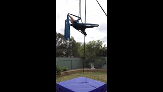 Aerial Silks Superman Drop [upl. by Ainecey37]