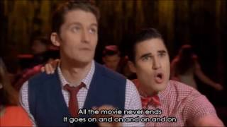 Glee  Dont Stop Believin Season 5 Full Performance with Lyrics [upl. by Nawd]