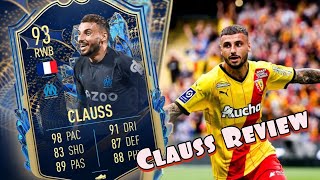 FIFA 23  CLAUSS TEAM OF THE SEASON PLAYER REVIEW  BEST RIGHT BACK IN THE GAME 👀 [upl. by Anyrb]