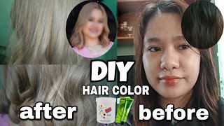 Paano ma Achieve ang Ash Blonde na Buhok  AT HOME DIY HAIR COLOR  Bremond amp Hairfix [upl. by Anaik]