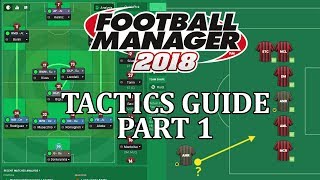 FM18  Tactics guide part 1  formations squad depth and instructions  Football Manager 2018 [upl. by Eca]