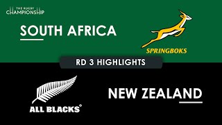 HIGHLIGHTS  SOUTH AFRICA v NEW ZEALAND  The Rugby Championship 2024 [upl. by Durante]