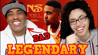 MY DAD REACTS TO Nas  EPMD 2 feat Eminem amp EPMD Official Audio REACTION [upl. by Sila]