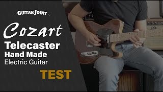 Cozart Telecaster Custom Maple Hand Made Electric Guitar TEST [upl. by Airrotal]