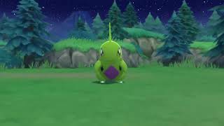 Pokémon Brilliant Diamond Shiny Larvitar Encounter [upl. by Shwalb]