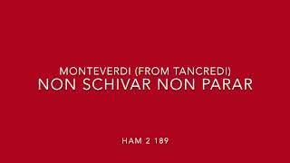 Non schivar non parar from Il Combattimento di Tancredi e Clorinda by Monteverdi HAM 2 189 [upl. by Yelkreb]