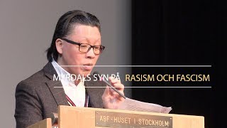 Tobias Hübinette forskare Mångkulturellt Centrum Karlstad – Myrdals syn på rasism och fascism [upl. by Analli]