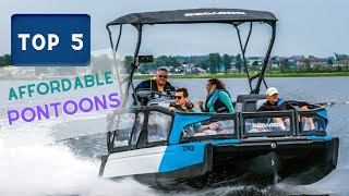 5 Most Affordable Pontoon Boats For 2022 [upl. by Emmett259]