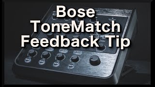 How to eliminate feedback on the Bose T4S and T8S mixer [upl. by Desai394]