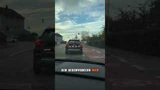 Kreuzungen nicht verstopfen fahrschule heilbronn fahrprüfung führerschein viralvideo shorts [upl. by Xavler]