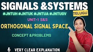 Orthogonal Signals Space I Signals and Systems  Signals and Systems in Telugu [upl. by Nnagrom10]