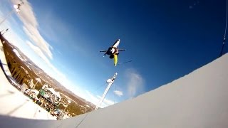 GoPro HD Tucker Perkins  Breckenridge Pipe  Winter Dew Tour 2010 [upl. by Sydalg]