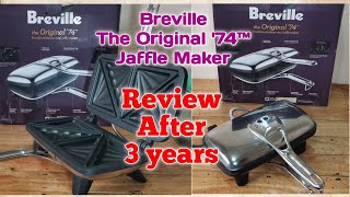 Breville Jaffle Maker product review  after 3 years  BSG1974 FAB [upl. by Nalak]