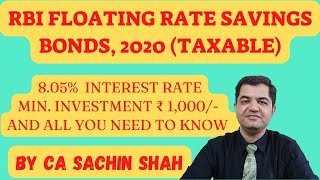 Earn More than FD with RBI FRSB 2020 Taxable A complete Guide by CA Sachin Shah investmenttips [upl. by Yemane]