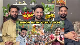 ISKON RATH YATRA 2024  MIRA ROAD  ISKON TEMPLE MIRA ROAD JAGANNATH RATH YATRA PAKISTANI REACTION [upl. by Nonnaer]