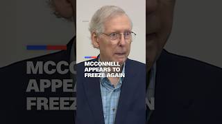 Mitch McConnell appears to freeze again [upl. by Etteuqram504]