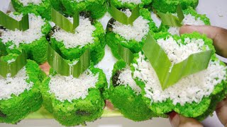 KUE PUTU PANDAN TANPA BAMBU SUPER LEGIT [upl. by Ilyk]