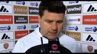 Mauricio Pochettino Post Match Interview Arsenal vs Chelsea 5  0 [upl. by Eelarual577]