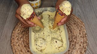 Cómo Hacer HELADO CREMOSO en Casa con Solo 3 INGREDIENTES y SIN MAQUINA🍦 [upl. by Nevuer]