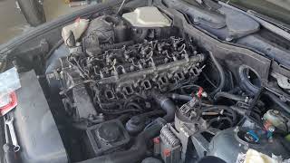 First start after cr pump swap CP1 to CP3 BMW E39 M57D25 [upl. by Inattyrb]