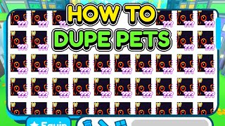 😈TUTORIAL🤑HOW TO DUPE PETS IN Pet Simulator X [upl. by Nagaet235]