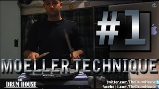 Alessandro Lombardo  Moeller technique 70 BPM drum workout exercise [upl. by Bixby]