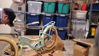 DIY assembly of a Huffy Cruiser Bicycle  Nel Lusso Bike [upl. by Merola]