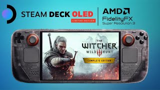 The Witcher 3  FSR 3 Steam Deck OLED Performance Gameplay [upl. by Niveb491]