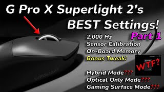 BEST Settings Part 1 Logitech G Pro X Superlight 2  Set OnBoard Memory  Maximize Your GPX 2 [upl. by Ecnaled]