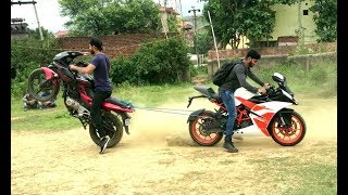 PULSAR 220 VS KTM RC 200 TOCHAN TEST [upl. by Sidwell191]