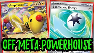 The SHOCKING Truth About Ampharos ex and Boomerang Energy Pokemon TCG Live [upl. by Kcirdderf508]