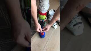 Zipfit ski boot liners how to put em on and take em off [upl. by Anitsihc]