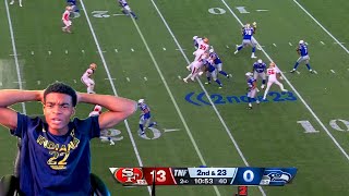 WE CANT BEAT THEM 49ers vs Seahawks  NFL 2024 Season REACTION [upl. by Sumaes]