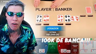 YUURI22 FEZ LOUCURA COM 100K NO BACCARAT [upl. by Sergius]