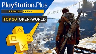 Top 20 Open World Games on PlayStation Plus Extra  JANUARY 2024 [upl. by Ydnat]