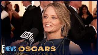 Jodie Foster “Doesn’t Care” About Aging in Hollywood Because She Stays Booked amp Busy  2024 Oscars [upl. by Juley]