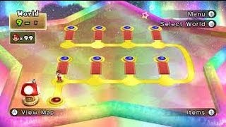 New Super Mario Bros Wii 100 Walkthrough  World 9 All Star Coins All 8 Levels [upl. by Clerk]