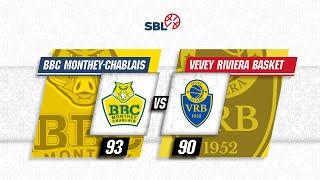 BBC MontheyChablais vs Vevey Riviera Basket  Game Highlights [upl. by Peterman]