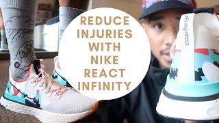 Nike React Infinity Run  This shoe will reduce your running injury Overpronation fix [upl. by Neeham]