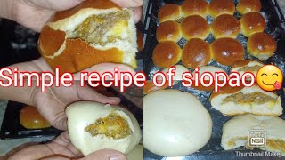 Panlasang Pinoy Recipe of Siopao Making my own version of Toasted Steamed Siopao [upl. by Kubis]