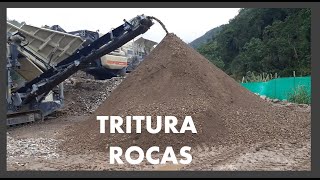 Vea como se Producen los MATERIALES AGREGADOS PARA CONCRETO  GRAVA Triturada ARENA y PIEDRA [upl. by Hinze]