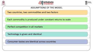 Heckscher Ohlin theory â€“ its assumption general equilibrium model illustration [upl. by Padegs82]