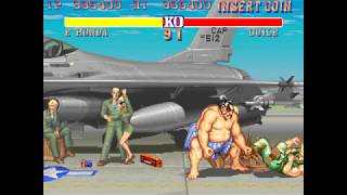 TAS Street Fighter 2 World Warrior Arcade  EHonda playthrough in 744 [upl. by Bourque205]